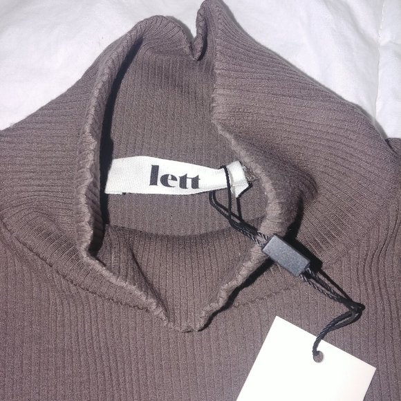 NEW Lett brand mocha mock turtleneck - Picture 5 of 8